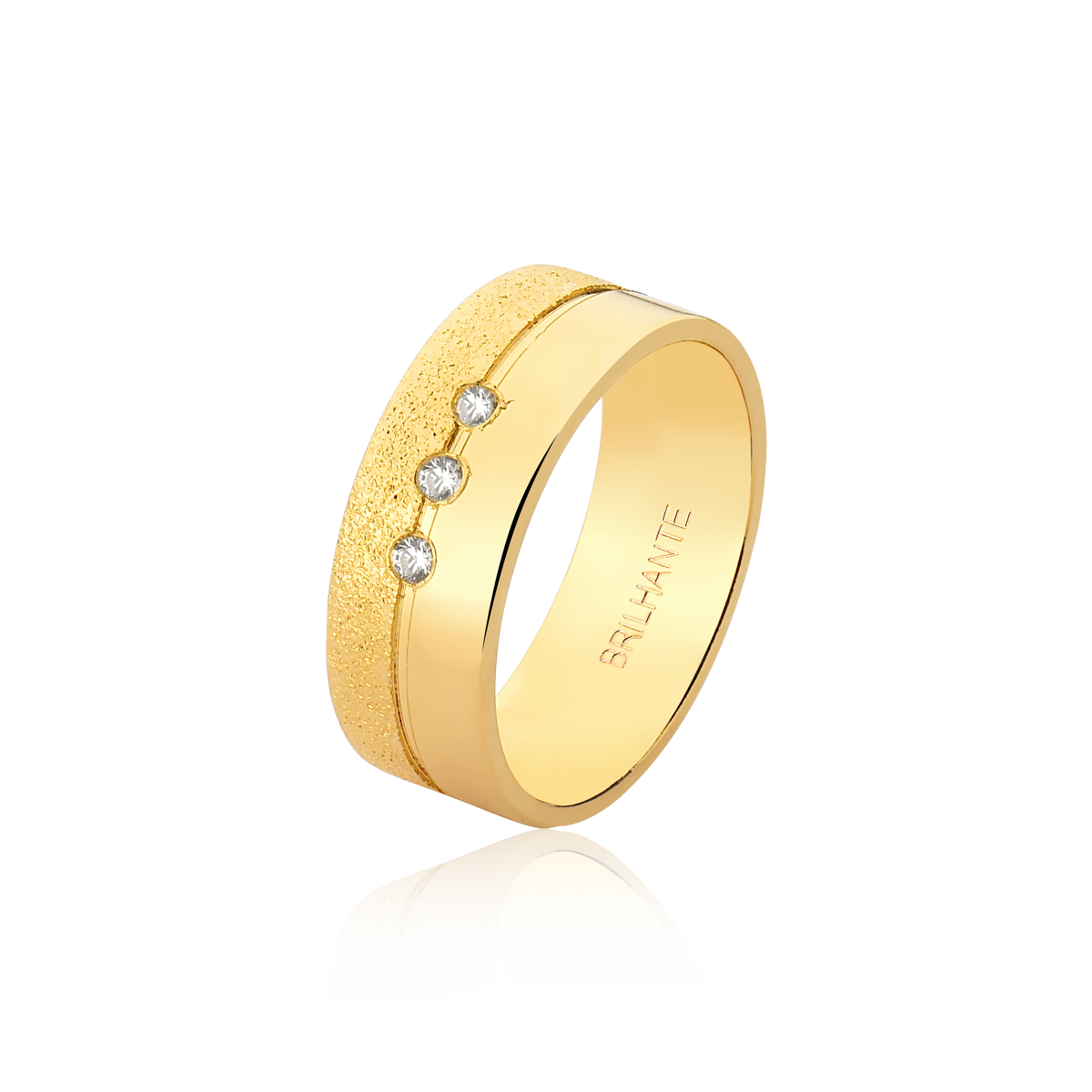 Aliança Elegance AM3P70