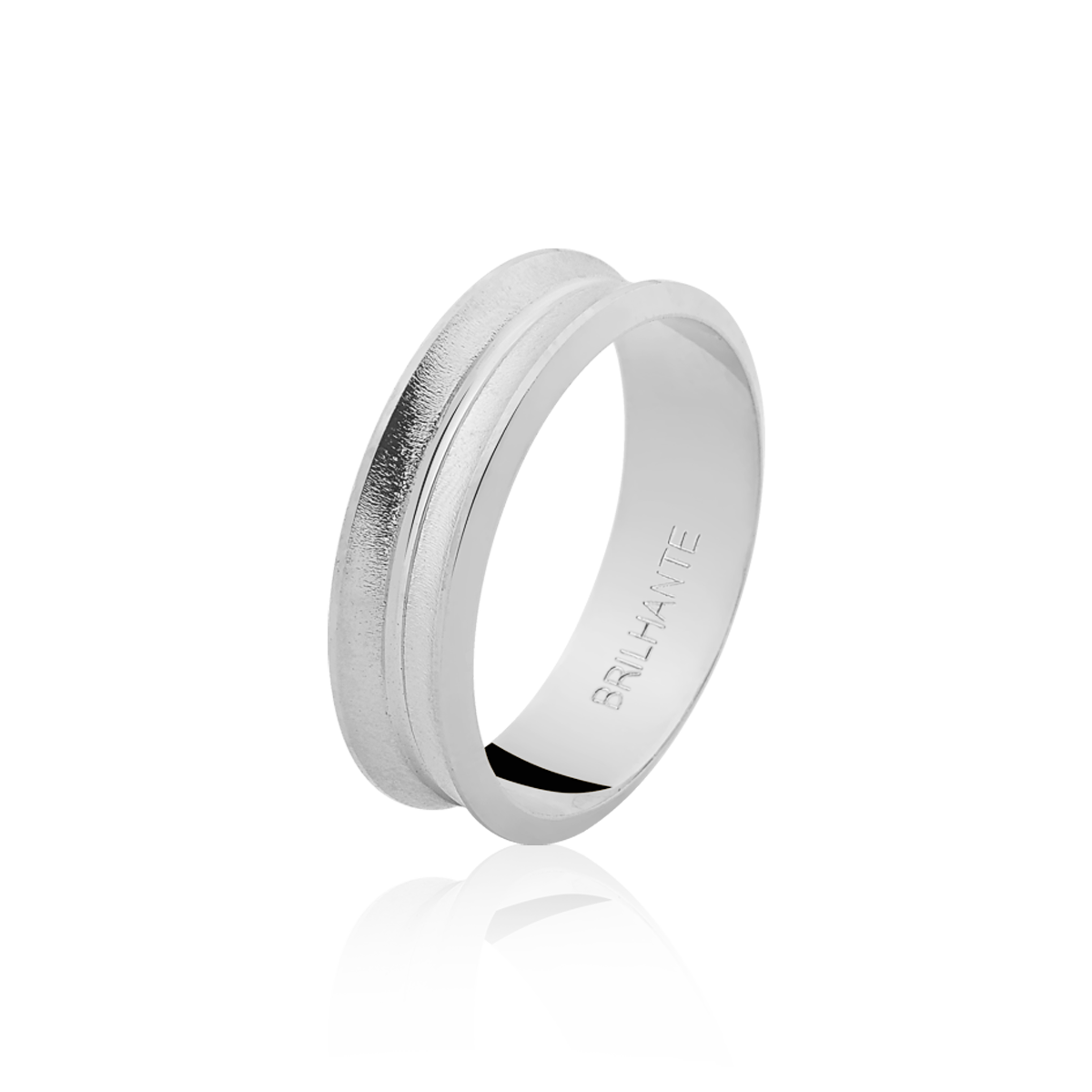 Aliança Clássica Prata CFDF60