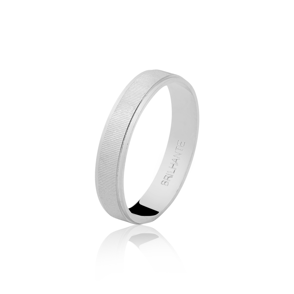 Aliança Clássica Prata FF40