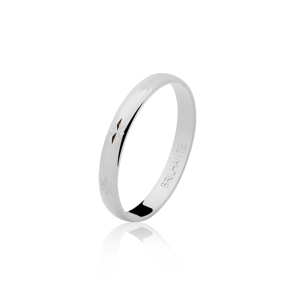 Aliança Clássica Prata ME 30