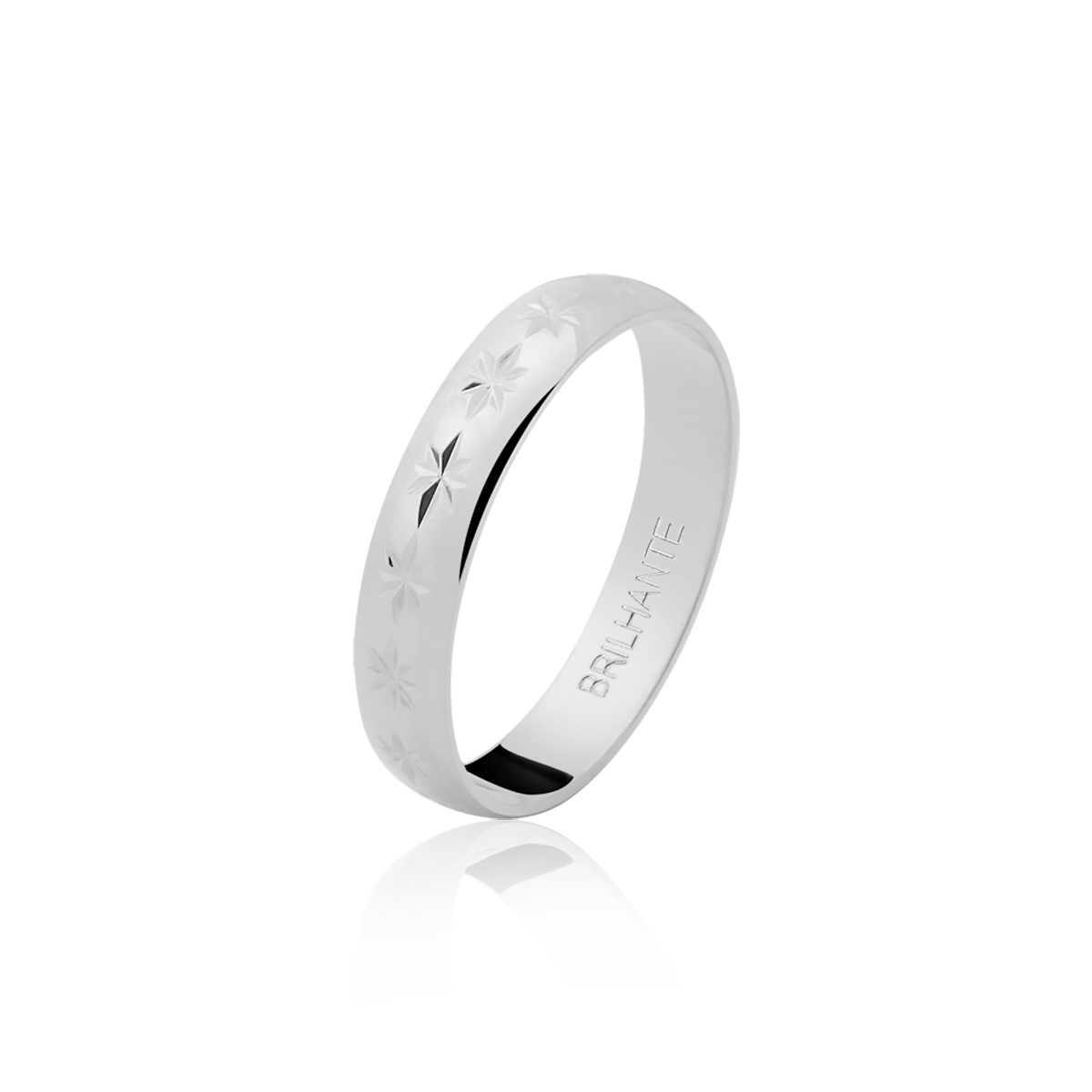 Aliança Clássica Prata MED 40