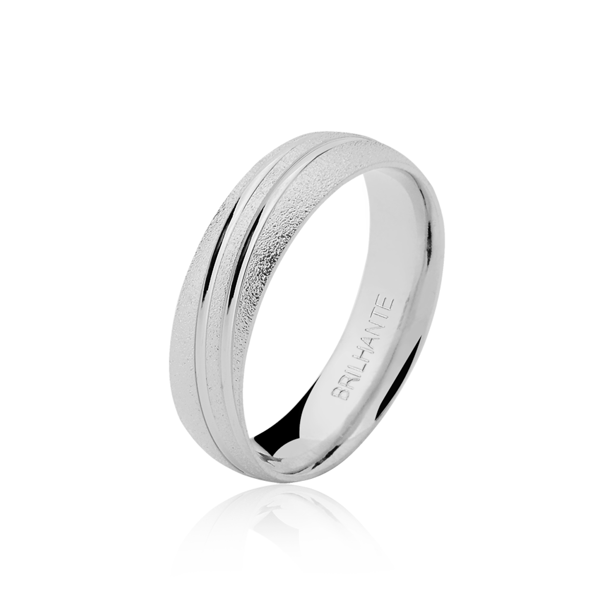 Aliança Clássica Prata MF2F 60