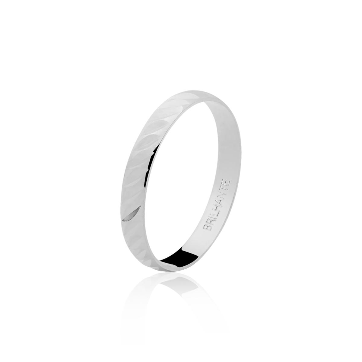 Aliança Clássica Prata MF 30