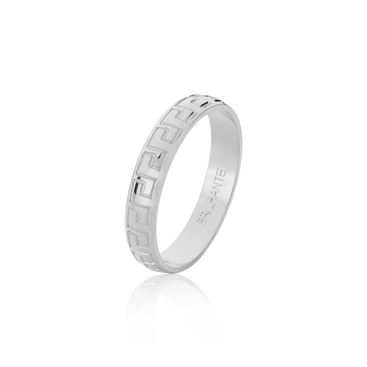 Aliança Clássica Prata AL282