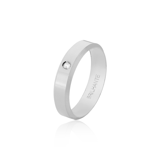 Aliança Clássica Prata AL416