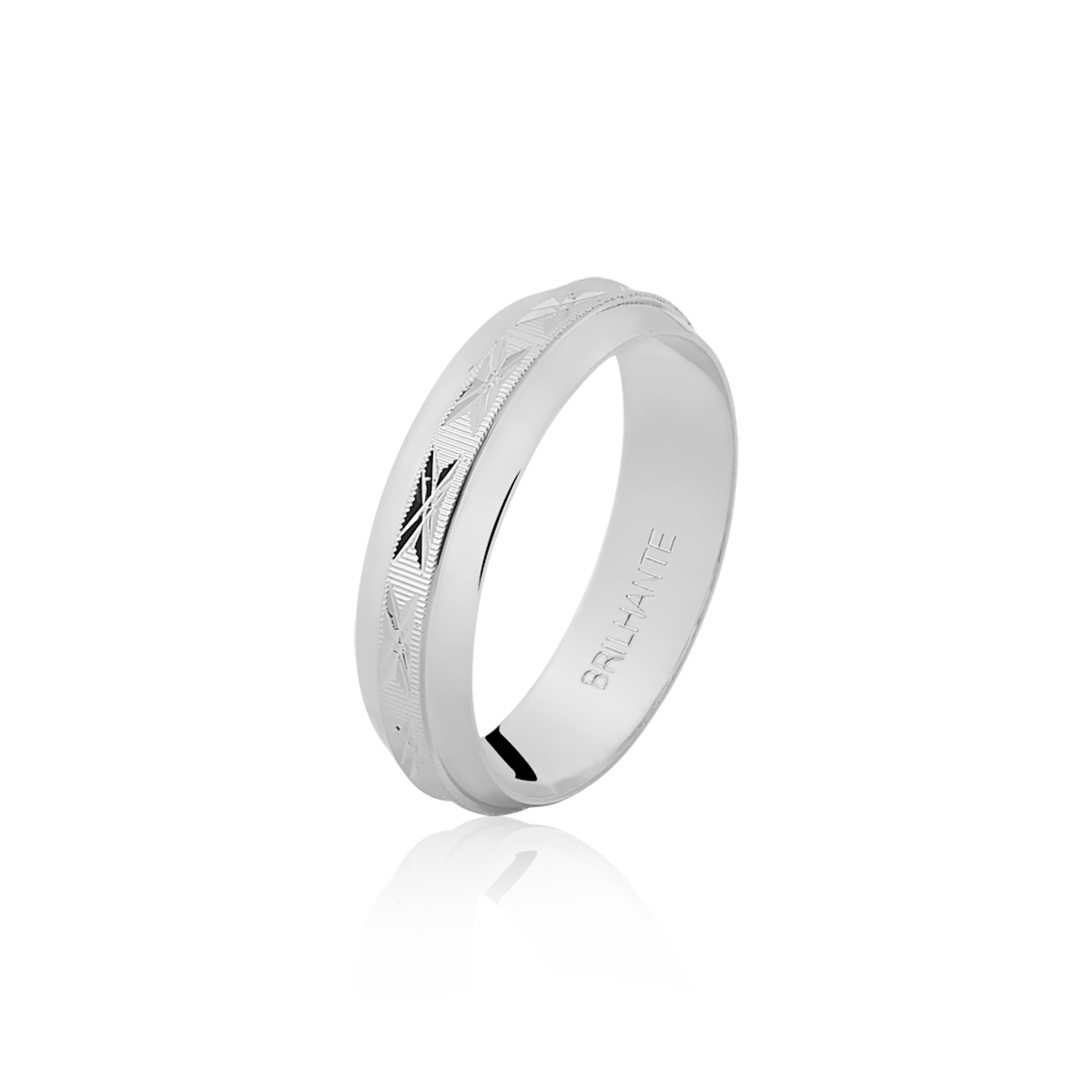 Aliança Clássica Prata BOX50