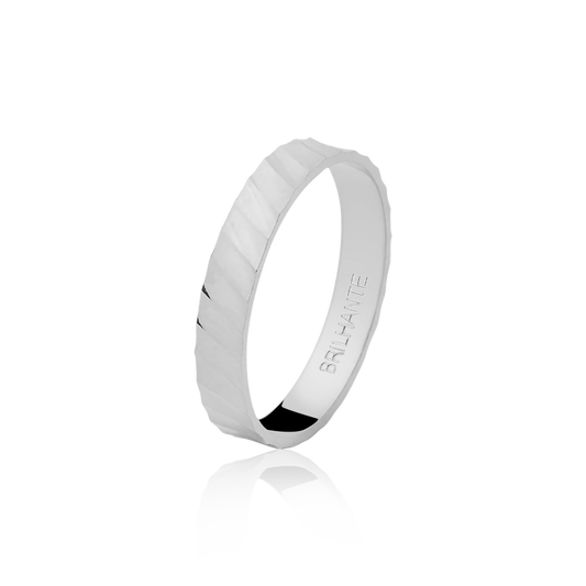 Aliança Clássica Prata CCM35