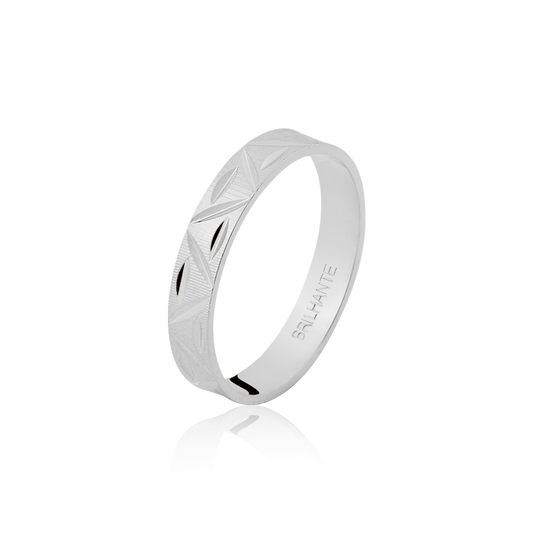 Aliança Clássica Prata CFC35