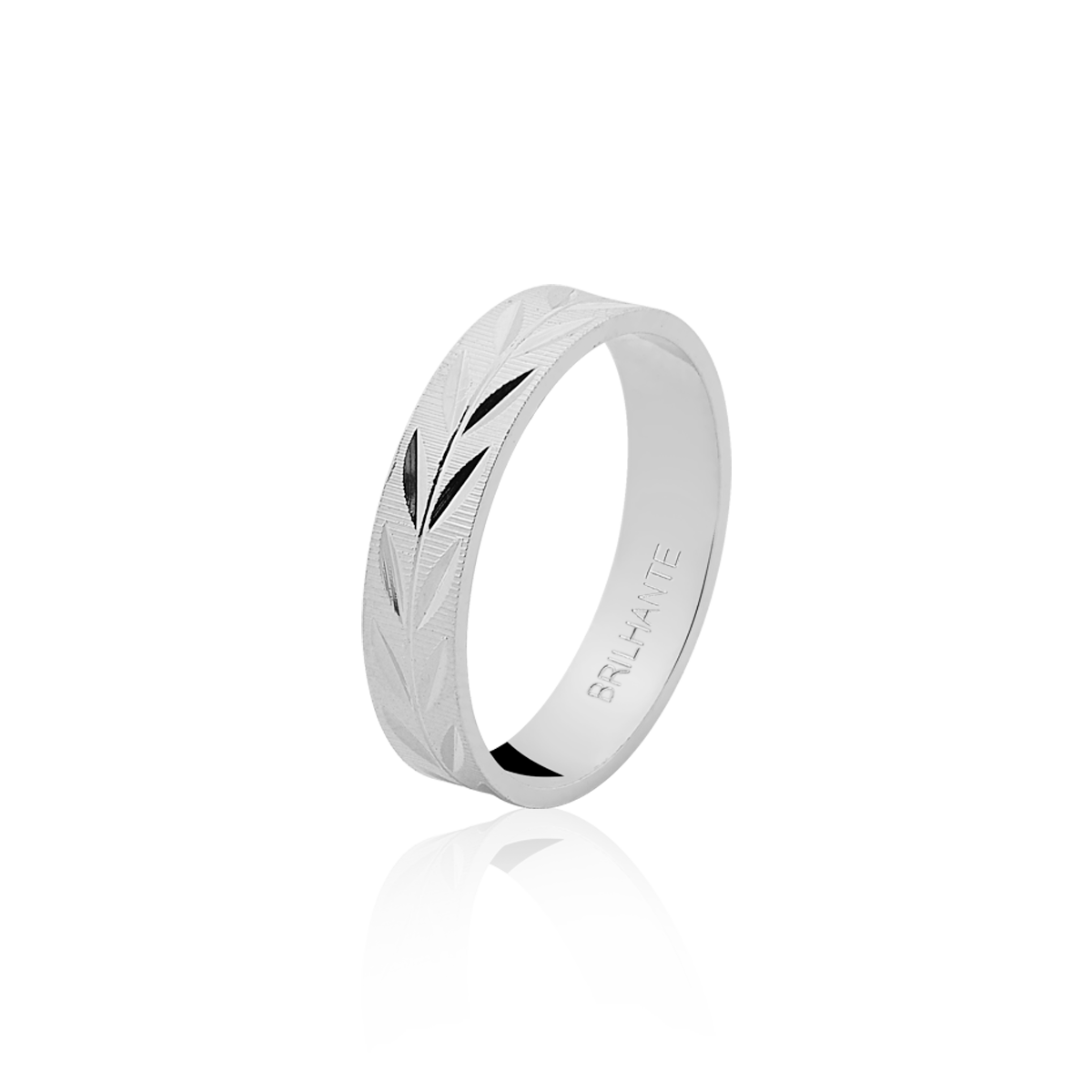 Aliança Clássica Prata CFF40