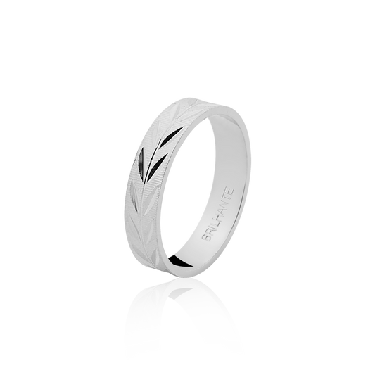 Aliança Clássica Prata CFF40