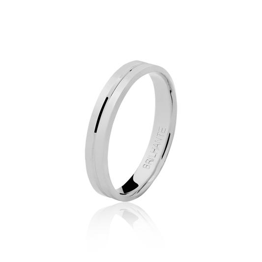 Aliança Clássica Prata DQF40