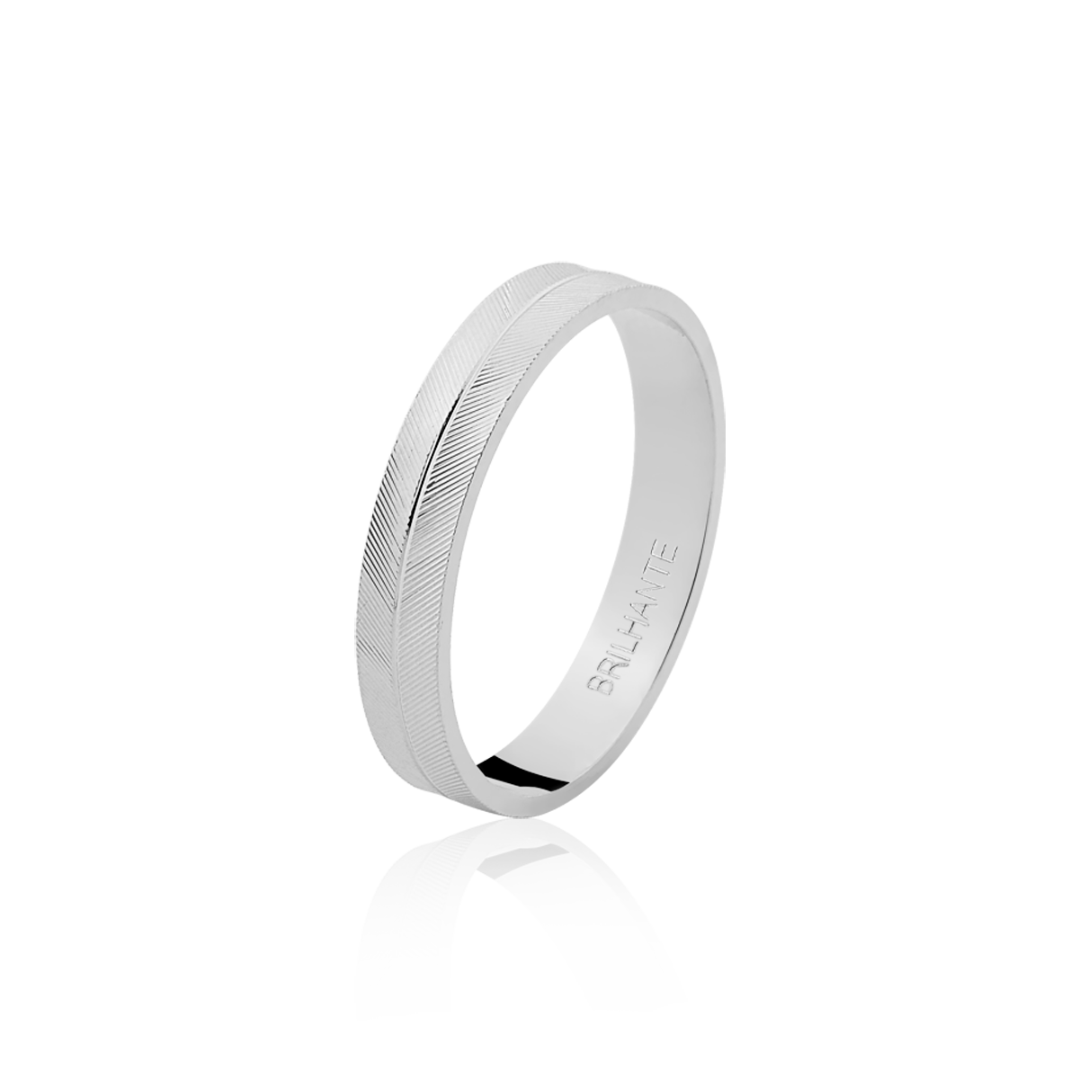 Aliança Clássica Prata FV35