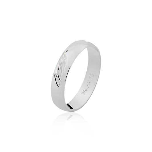 Aliança Clássica Prata MCX 40