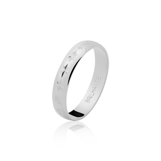 Aliança Clássica Prata MED 40