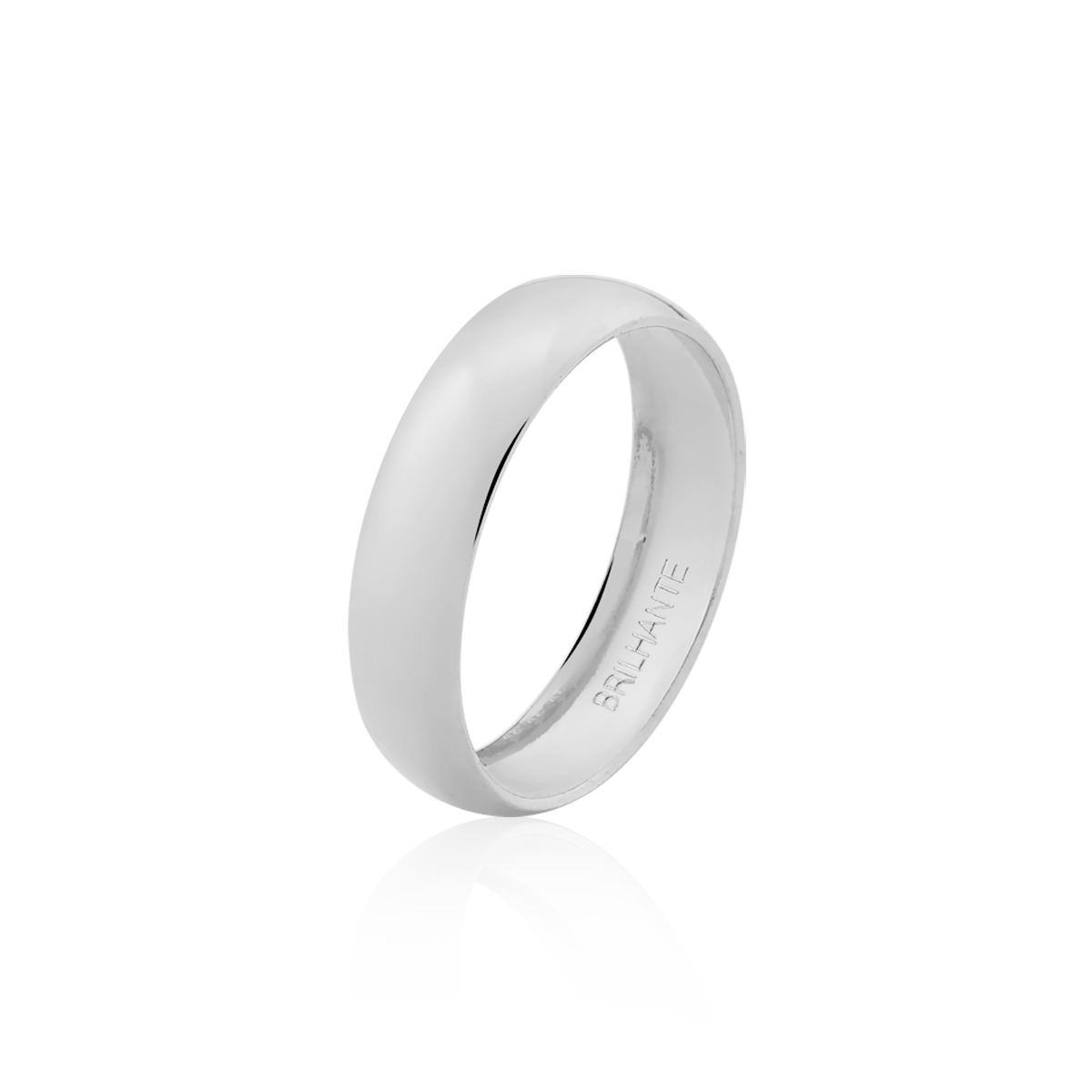 Aliança Clássica Prata MO 50