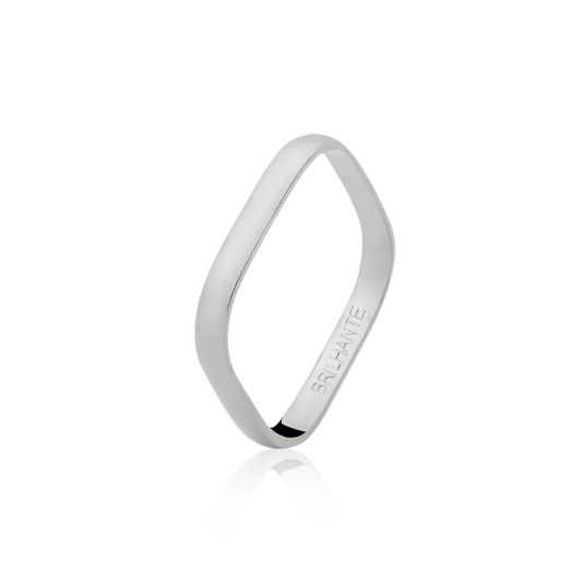 Aliança Clássica Prata MQ 25