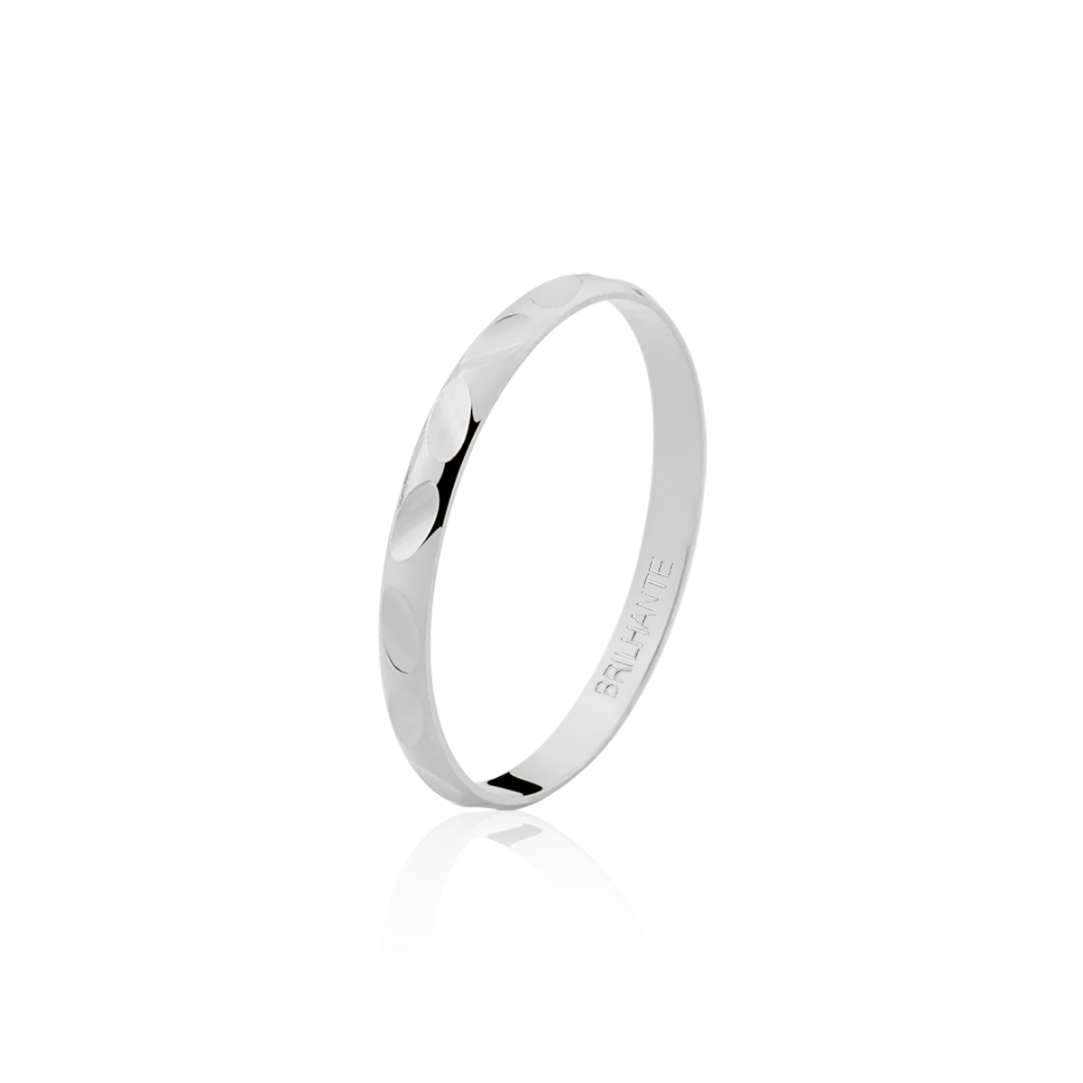 Aliança Clássica Prata MV 20